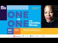 One on one with christina sharpe  ngc bocas lit fest 2024