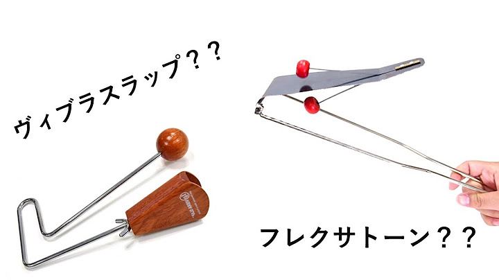 楽器の構造と音：ヴィブラスラップ（ハンバーグ師匠）とフレクサトーン（初代ガンダム効果音）