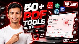 🚀 How To Make a PDF Converter Tools Website in Minutes! | No Coding Needed