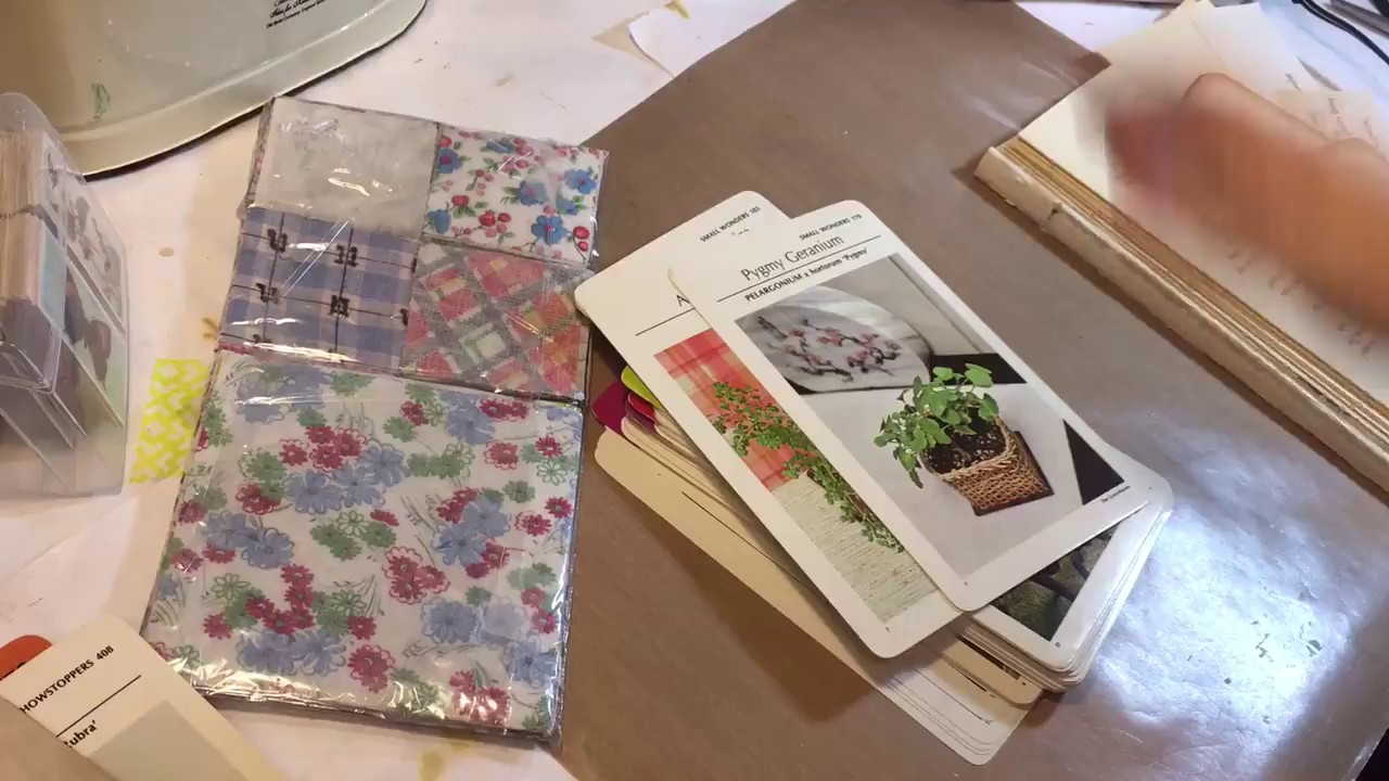 Craft with Me - Garden Ephemera - Part 1 - YouTube