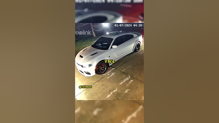 Thief Tries To Steal Hellcat Off Driveway