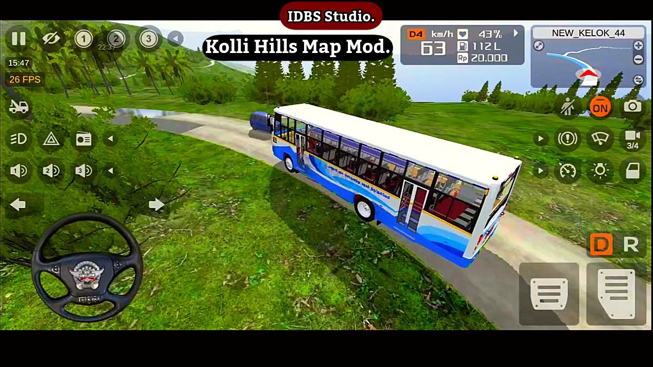 Kolli Hills Map Mod| Bus Driving Game| TNSTC Bus Game| IDBS Studio| IDBS Bus Simulator| Games