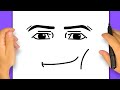 Как Нарисовать Лицо Roblox | Шаг за шагом просто и легко
