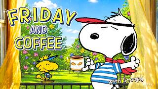 Friday Morning Coffee with Snoopy โ๏ธ๐ฟ| Light Jazz for Bright Morning & Sunny Days by Jazzy