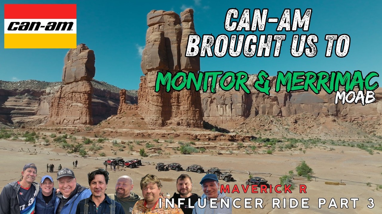 Can-Am Influencer Ride Part 3 - We Ride Maverick Rs at Monitor & Merrimac, Moab, Utah - Can-Am 101