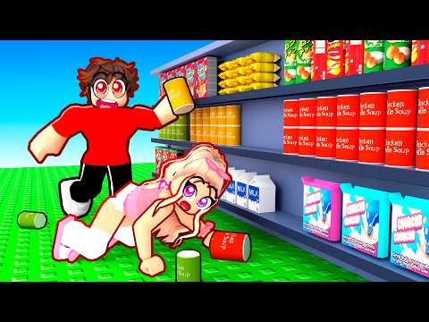 ROBLOX CLEAN THE SUPERMARKET...
