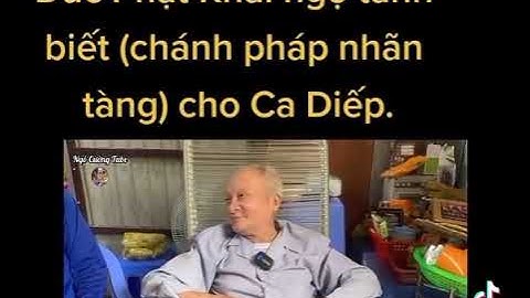 Đức Phật khai ngộ tánh biết 