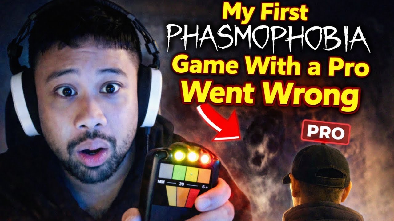My First Phasmophobia Game With a Pro Went Wrong