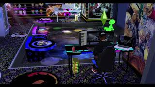 Harrison playing Mortal Kombat X  #gameroom #thesims4 #MortalKombatX #pcgaming #sims4mods 
