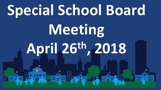 BPS | 4/26/18 Special Board Meeting