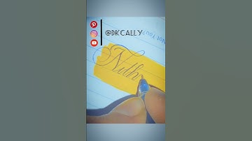 COMMENT YOUR NAME #nithya  CURSIVE WRITING #viral #ad #shorts #short