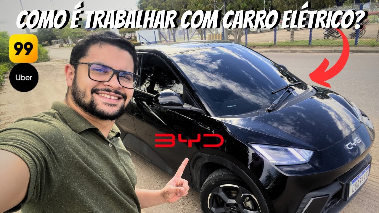 COMO É TRABALHAR COM CARRO ELÉTRICO? BYD NA UBER