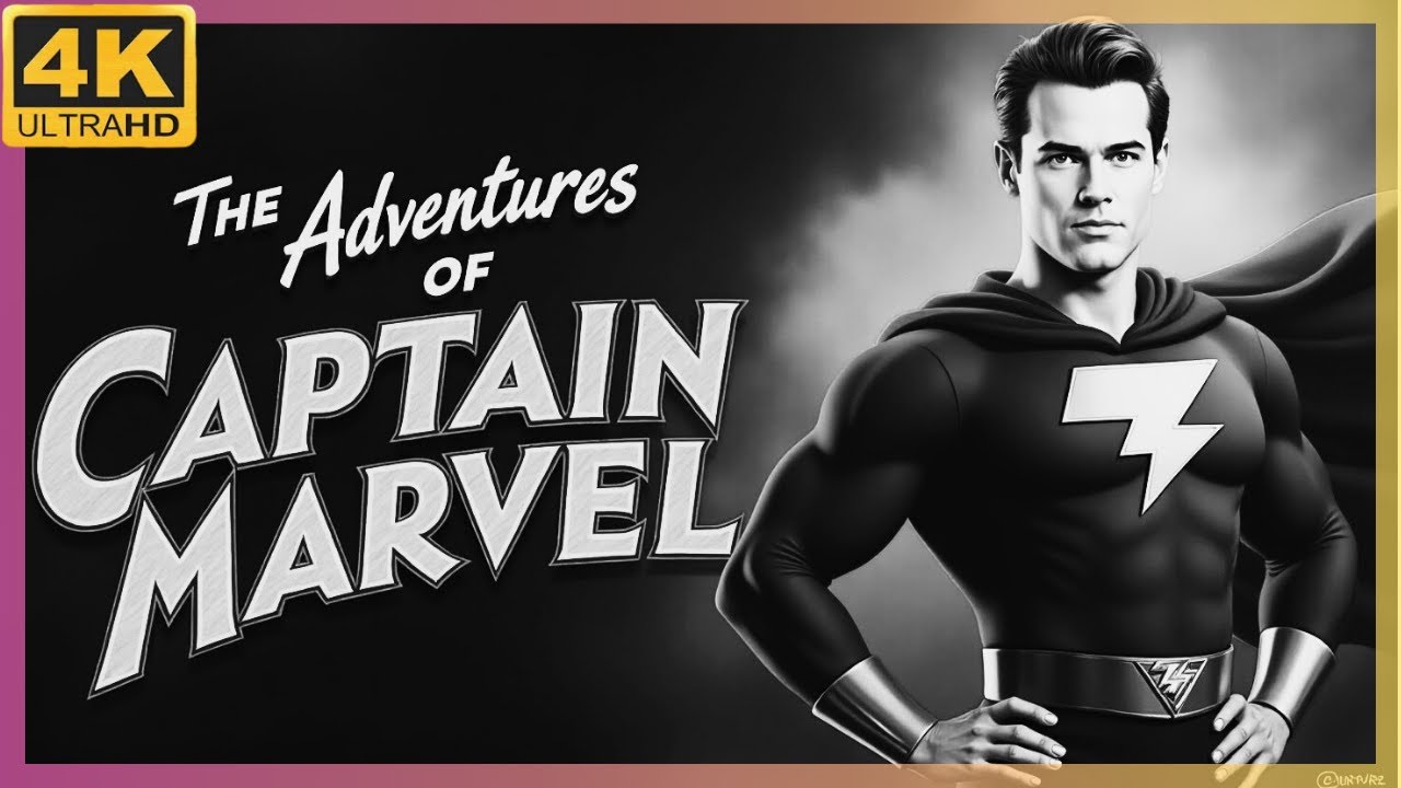 The Adventures of Captain Marvel (1941) | Tom Tyler | Classic Serial | Full Movie|  Colourized 4K
