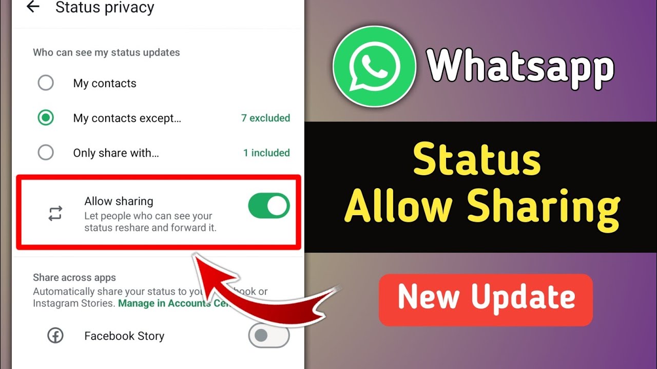 Whatsapp Status Allow Sharing New Update 2025 | Reshare Others Status on Whatsapp 