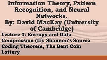 Lecture 3: Entropy and Data Compression (II): Shannon