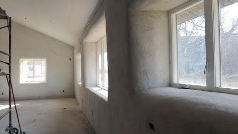 FINAL finish coat of lime plaster & plumbing | Part 2