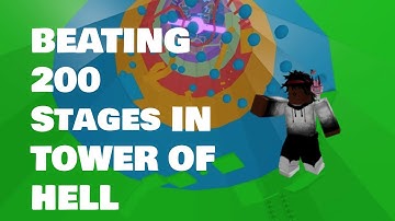 Beating 200 stages in Tower Of Hell :O
