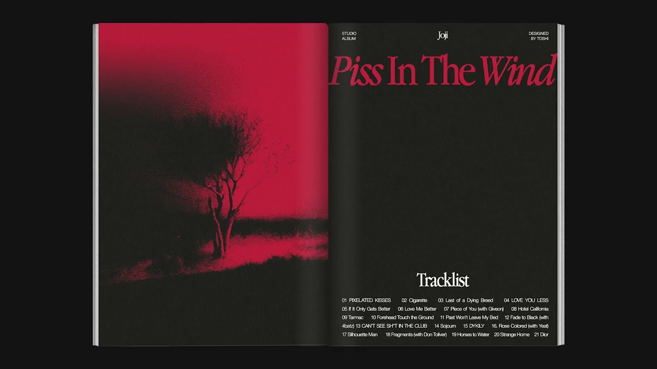 JOJI (조지) — ❝PISS IN THE WIND❞ (FULL ALBUM)