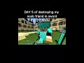 DAY 5 of destroying my noob friend in sword pvp #minecraft #noobster #senpaispider #gaming #pvp