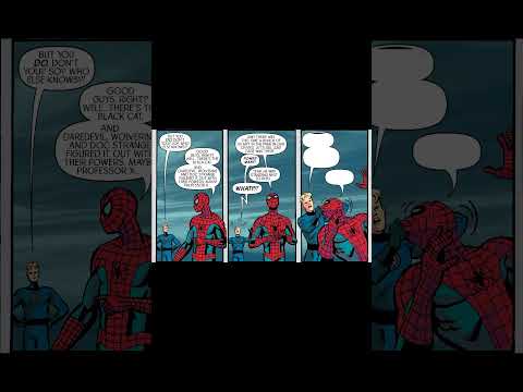 Pt1 Spider Man Reveals His Identity To The Human Torch Marvel Fantastic 4 And Spider Man Comic Dub 