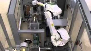 Combined case packing/palletizing unit for RSC/wrap around