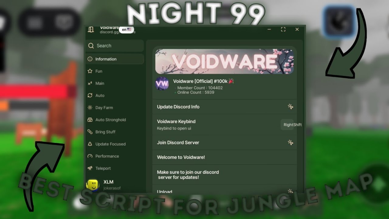 سكربت يجيب لك كل شي 😱🤯 في ماب 99 ليله في الغابه 🌳 | Night 99