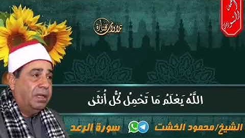 القارئ الولي التقي الشيخ محمود محمد الخشت إبدااااااع