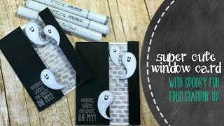 Spooky Ghost Window Card