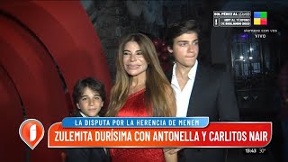 Zulemita Menem durísima con Antonella y Carlitos Nair