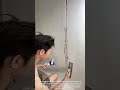 📐🧱 Fixing a Deep Wall Crack with Precision Drywall Compound