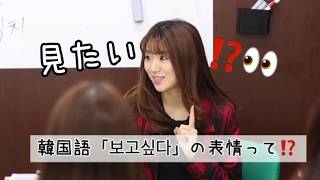 【韓国語】보고싶다の日本語表現は？