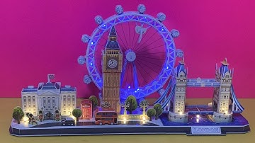 Education 3D Puzzle Cubicfun LED LONDON