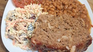 Moist Meatloaf & Coleslaw by Cooking with Kresta Leonard 109 views 3 weeks ago 10 minutes, 57 seconds