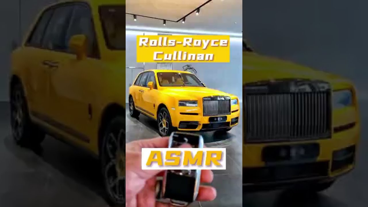 Rolls Royce Cullinan immersive experience ASMR - Powerful luxury car  