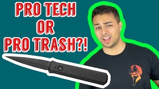 Pro-Tech Godfather Operator | Glow in the Dark?!! Automatic Knife Review