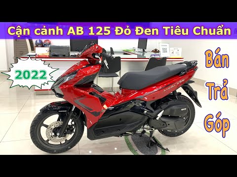 Video Giá xe AB 125 phiên bản tiêu chuẩn 2022 - Màu Đỏ Đen |... - youtube