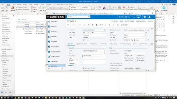 Acumatica 2018 R2 - Microsoft Outlook Integration - A Cortekx Snack Video