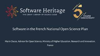 Famous Software in the French National Open Science Plan: M. Dacos (Ministry of Higher Education, France) Wealth