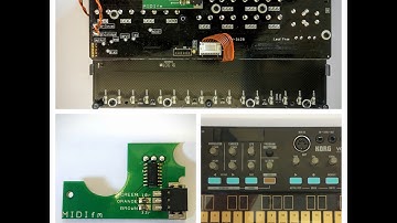 KORG Volca FM - MIDIfm MIDI mod Installation Video