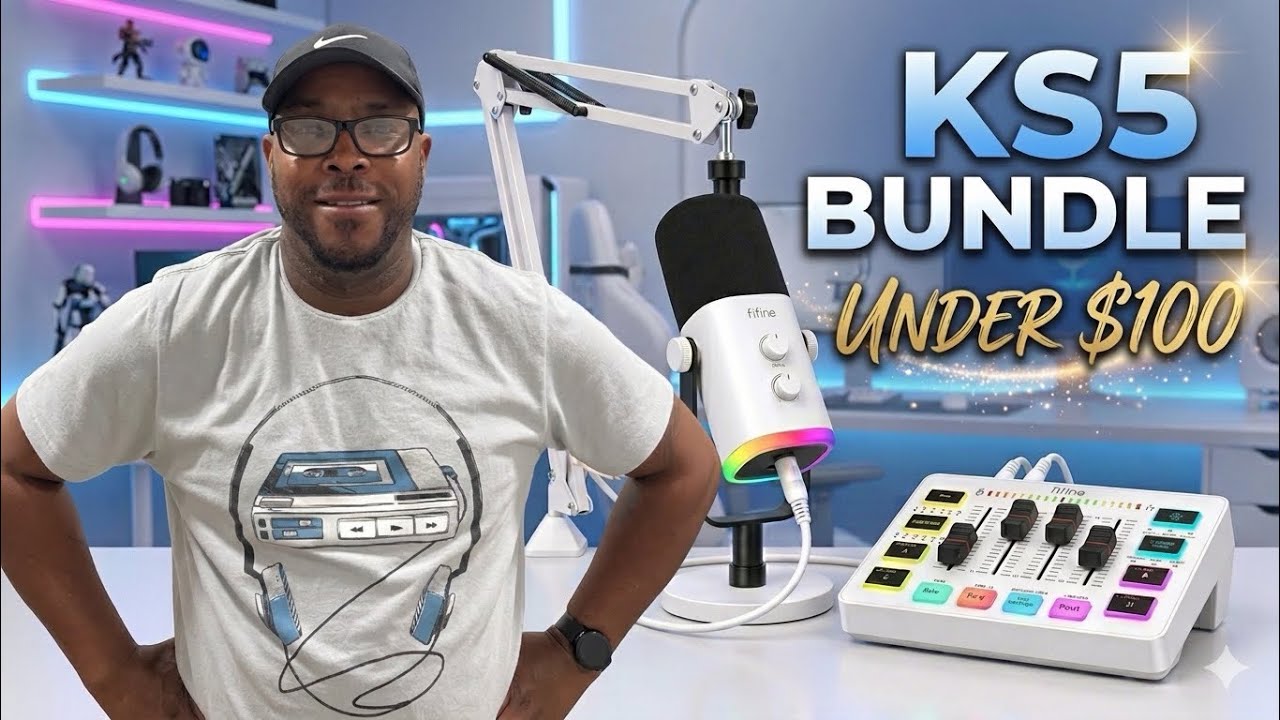 FIFINE KS5 BUNDLE | FIFINE MICROPHONE KIT | INEXPENSIVE AUDIO