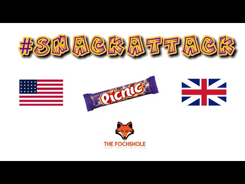 Cadbury Picnic Bar Review (American Tries British Candy) #SnackAttack