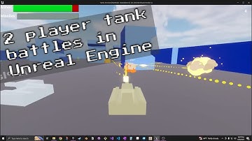 Dev Log: 3D Retro Tank Battles made in Unreal Engine with local split-screen 2 player mode