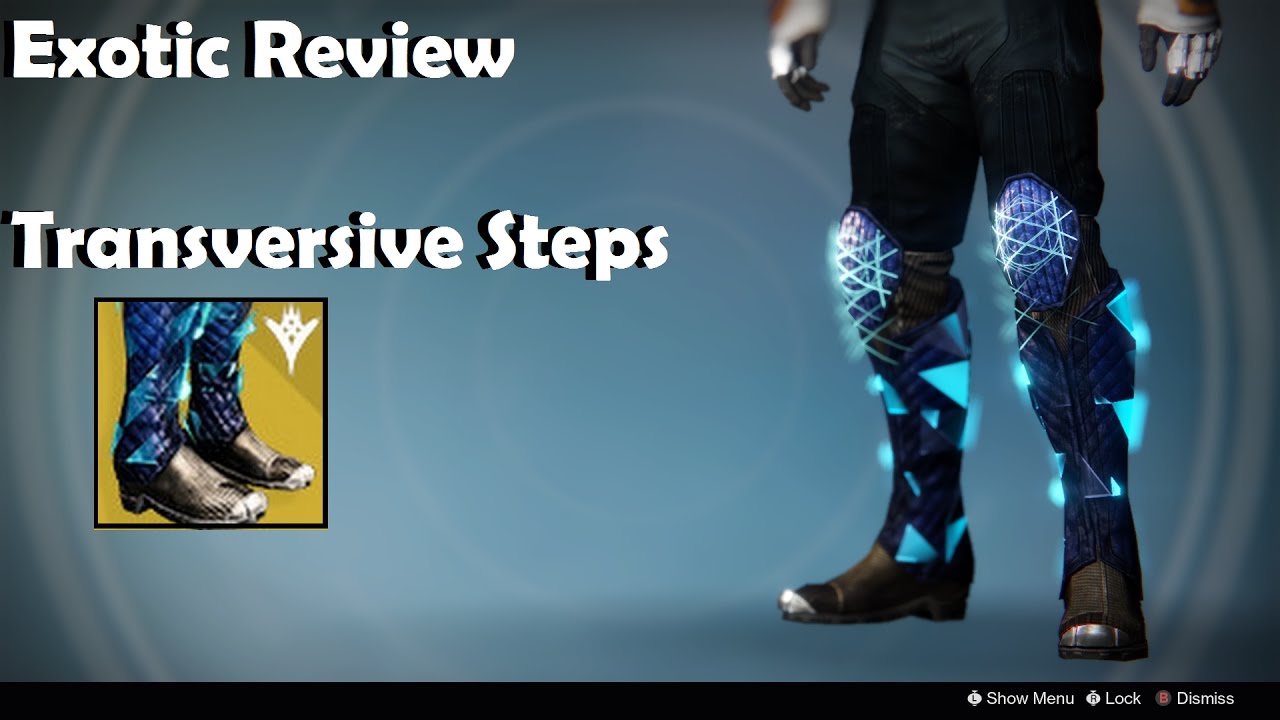 Destiny: Exotic Review | Transversive Steps - YouTube