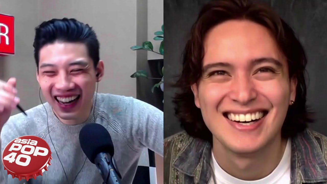 Джоуи беседует с Джеймсом Ридом на Asia Pop 40