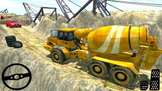 Cargo Truck Transport Driving Simulator - Offroad Cement Mixer Truck Driving - Android GamePlay  screenshot 5