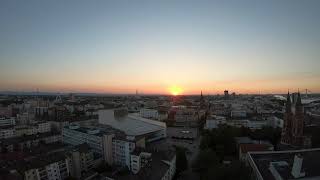 Time lapse GoPro Hero 6 Sunset Ludwigshafen Am Rhein
