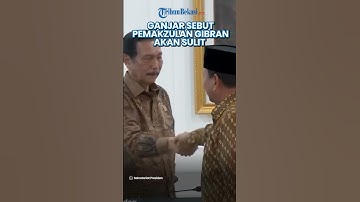 Ganjar Ikut Komentar soal Desakan Pemakzulan Gibran, Yakin Tak Mudah karena Punya Dukungan Kuat