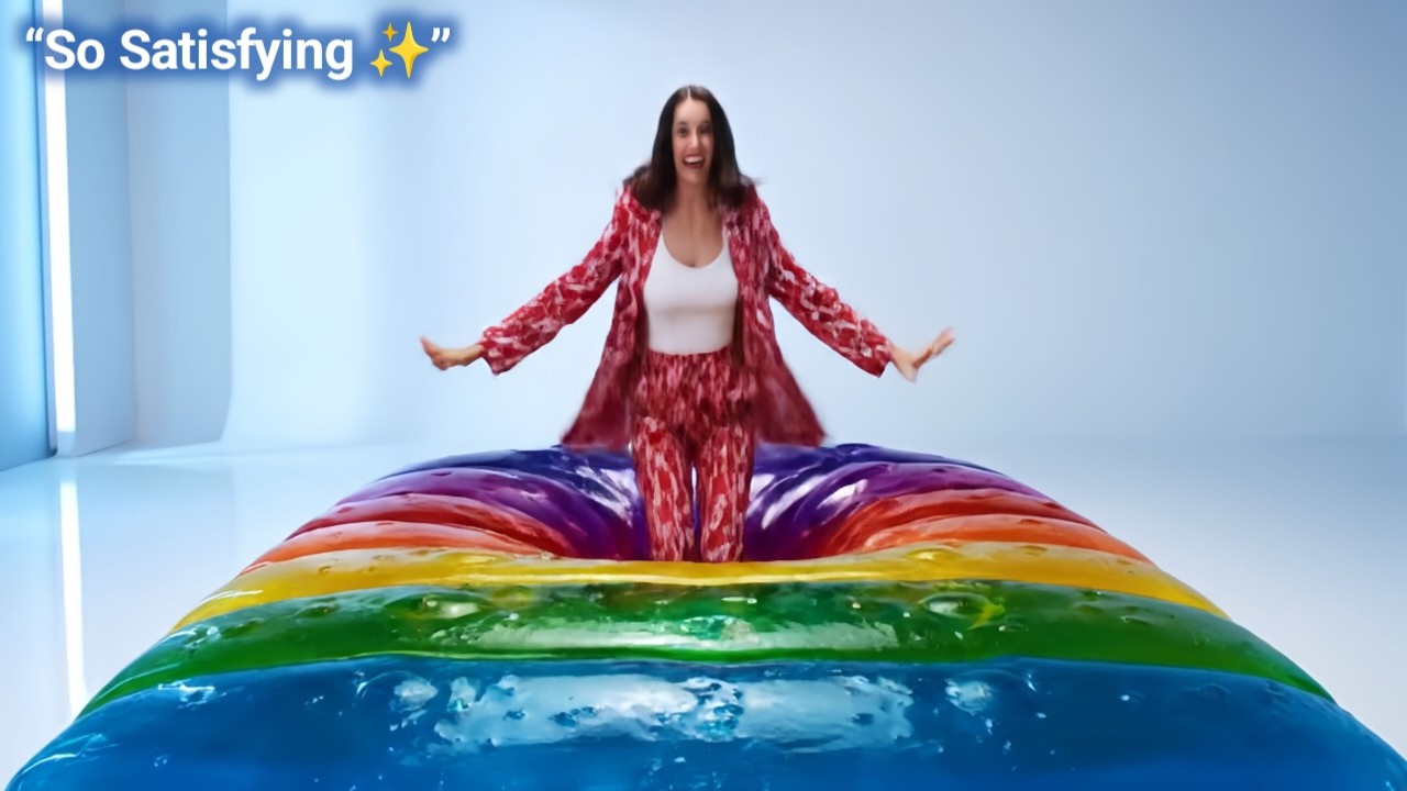 The Most Satisfying Jelly Bed You’ll Ever See 😱