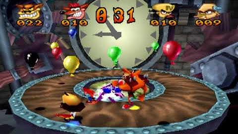 Crash Bash (PSX) - (Part 18) - (Warp Room 4) - (2/2) - (Gold Relic Challenges)
