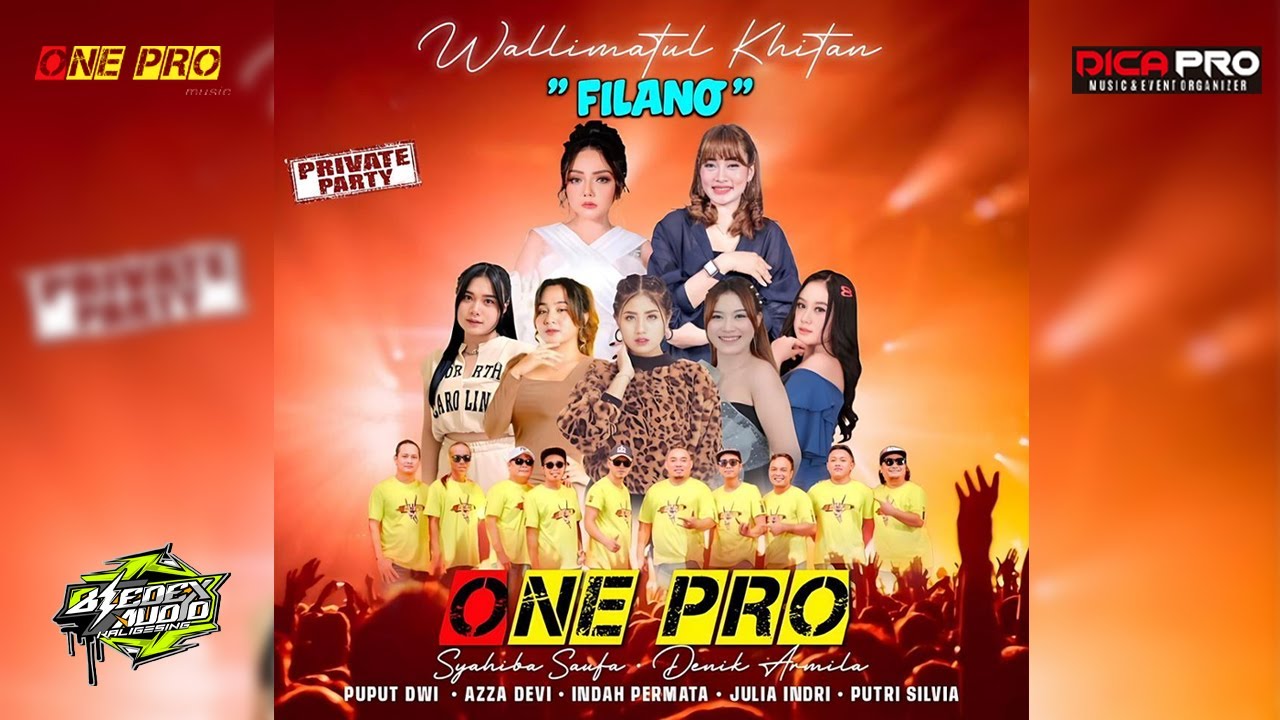🔴ONE PRO LIVE WALIMATUL KHITAN FILANO KALIGESING